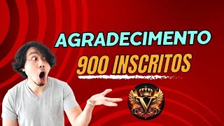 🔥OBRIGADO PELOS 900 INSCRITOS 😁 [upl. by Ettennal]