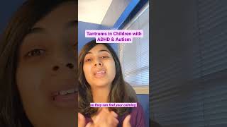 ADHD or Autism Temper Tantrums and Meltdowns Behavioral Strategies [upl. by Shep]