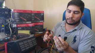 UNBOXING FONTE THERMALTAKE TR2 600W [upl. by Ylime]