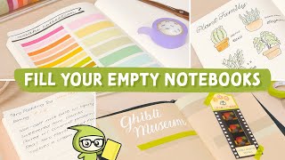 📚 10 Creative Ways to Fill Your Empty Notebooks [upl. by Maharba]