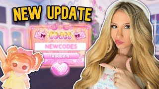 NEW DRESS TO IMPRESS UPDATE  3 NEW CODES [upl. by Nale]