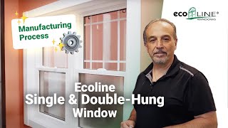 Ecoline Single amp DoubleHung Windows Manufacturing Process [upl. by Eri]