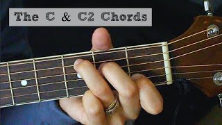 The C amp C2 Chords  Guitar Tutorial [upl. by Hsaka]