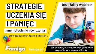 Strategie uczenia się i pamięć Mnemotechniki i ćwiczenia [upl. by Haughay734]