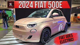 The 2024 Fiat 500e Is A Cute Little Italian Electric City Car [upl. by Nohsid]