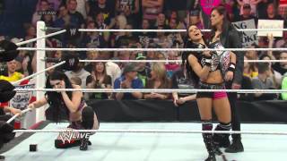 RAW 7th April 2014  Paige vs AJ Lee  Divas Championship [upl. by Adnanref589]