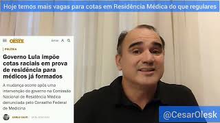 Hoje temos mais vagas para cotas em Residência Médica do que regulares [upl. by Nedla892]