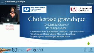 Cholestase gravidique  M BARROIS P SOGNI  FMC AFEF 2021 [upl. by Kilk]