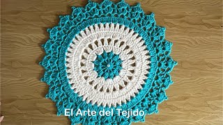 Carpetaposa platos paso a paso tejido a crochet [upl. by Efren327]