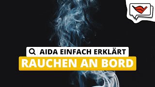 Rauchen an Bord  AIDA einfach erklärt 💡 [upl. by Eldwen]