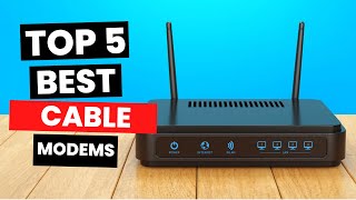 Top 5 Best Cable Modems 2024 [upl. by Anitap714]