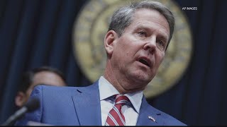 Gov Kemp takes aim at Trump over refusal to sign 2024 Republican loyalty pledge [upl. by Ingaborg928]