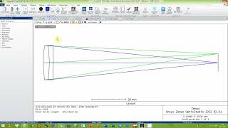 Cemented aplanatic doublet synthesis and saving the result for ZemaxSPIE Photonic Asia 2022 [upl. by Collar]