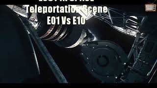 LOST IN SPACE 2018  TELEPORTATION SCENE E01 Vs E10 [upl. by Oicaro]