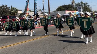 Roosevelt High School Marching Band  Caruthers District Fair Parade 9282024 [upl. by Eytak]