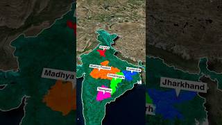 The 5 Most Surprising States in India You Must Know geography facts indiamap [upl. by Drawyah]