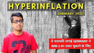 Hyperinflation in Germany 1923 Explained in Hindi What Happened to Germanys Economy After WW1 [upl. by Anitneuq]