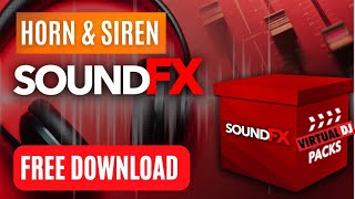 SIREN amp HORN Dj Sound effects  free to download [upl. by Cinelli]