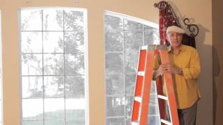 Video 44 Arched Window Treatments  How to install dazzling arched window treatments [upl. by Byrann852]