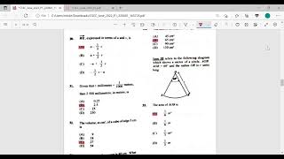 CSEC MATHS 2022 MAYJUNE PAPER 1 SOLUTIONS [upl. by Neret]