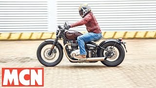 2017 Triumph Bobber  First rides  Motorcyclenewscom [upl. by Mathis]