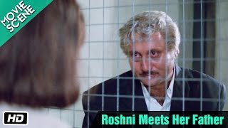 Roshni Meets Her Father  Movie Scene  Sridevi Anupam Kher Sanjay Dutt [upl. by Evette]