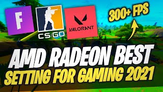 How to Optimize AMD Radeon For Gaming ✅ Increase FPS 2021 Guide [upl. by Mufinella]