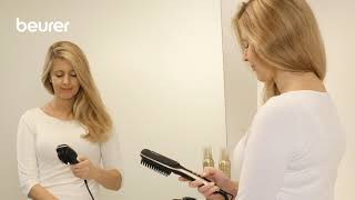 Quick Start Video for the HS 60 hair straightening brush from Beurer [upl. by Ennire]