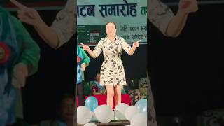 Swastima Khadka dancing on Tharu Jitiya Parva  Chhadke Salam Behuli from Meghauli Song [upl. by Ecniuq]