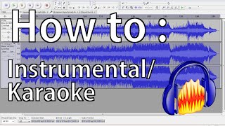 How to make an Instrumental track  Audacity Tutorials [upl. by Eneroc777]