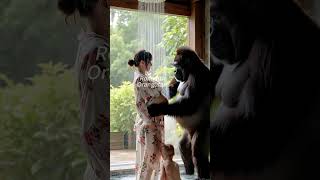 Gorillas Gentle Journeynatureanimals explore beauty happy short shorts funny baby cute [upl. by Bari659]