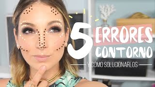 5 ERRORES  CONTORNO  ¿Contornear y broncear son lo mismo [upl. by Rimat]