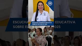 Escuchan comunidad educativa sobre el PAE para el 2025 [upl. by Frances324]