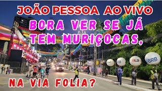 JOAO PESSOA AO VIVO BORA VER SE JÁ TEM MURIÇOCAS NA VIA FOLIA  JOÃO PESSOA  PARAÍBA  BRASIL [upl. by Adnwahs885]