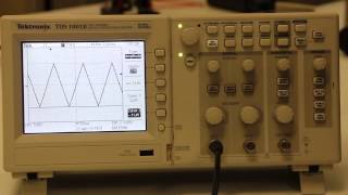 Cursor use on oscilloscope [upl. by Neirad129]