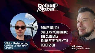 Powering 10K Screens Worldwide The Screenly Journey with Viktor Petersson [upl. by Nageet632]