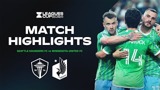 HIGHLIGHTS Seattle Sounders FC vs Minnesota United  July 26 2024 [upl. by Federica536]