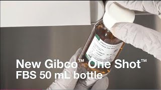 The new Gibco™ One Shot™ FBS 50 mL bottle Finally…Aliquotfree solution that reduces contamination [upl. by Puduns105]