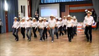 Auftritt der Gruppe HuGo mit David Villellas Line Dance Home Stay [upl. by Llovera485]