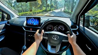 Driving POV TOYOTA NEW AVANZA 15 G CVT 2023  AKSELERASI TANJAKAN amp HANDLING  Car Test Drive ASMR [upl. by Ymrots]