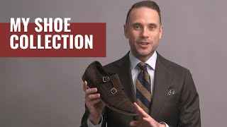 My Shoe Collection  Mens Dress Shoes Loafers Boots Monkstraps amp Sneakers [upl. by Ztnahc]