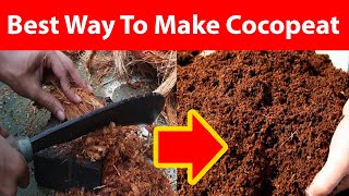 Best Way To Making Cocopeat Easy Way [upl. by Isolde]