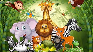 Janwar Ke Naam  जानवर के नाम  Animals Name in Hindi to English for Kids [upl. by Newnorb132]