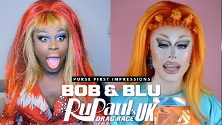 Bob The Drag Queen amp Blu Hydrangea  Purse First Impressions  RPDRUK S2E2 [upl. by Jaquenette]