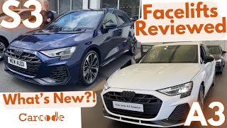 Audi A3S3 Facelift Review 2024 Changes Explained UK4K  Carcode [upl. by Enimrej]