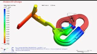 Moldex3D Multicomponent molding simulation of the seat belt buckle [upl. by Yeoj]