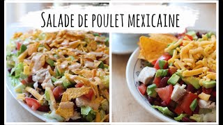 Recettes  Salade de poulet mexicaine [upl. by Leontyne]