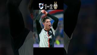 Sampdoria Vs Juventus epic match short 🥵🥶 youtube football shorts ronaldo [upl. by Ayna]