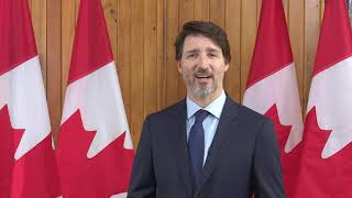 Message du premier ministre Trudeau à loccasion de la Pâque juive [upl. by Ormsby]