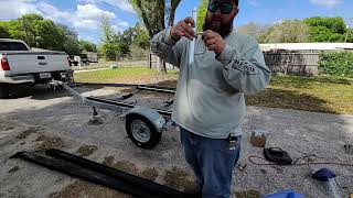 How to make and replace your boat trailer bunks [upl. by Nam]